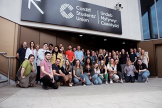 Cardiff Students' Union gropu shot