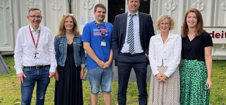 Our panel for our session at the Eisteddfod 